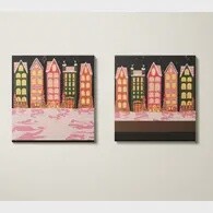 Christmas Nights Village Printed Matchbook